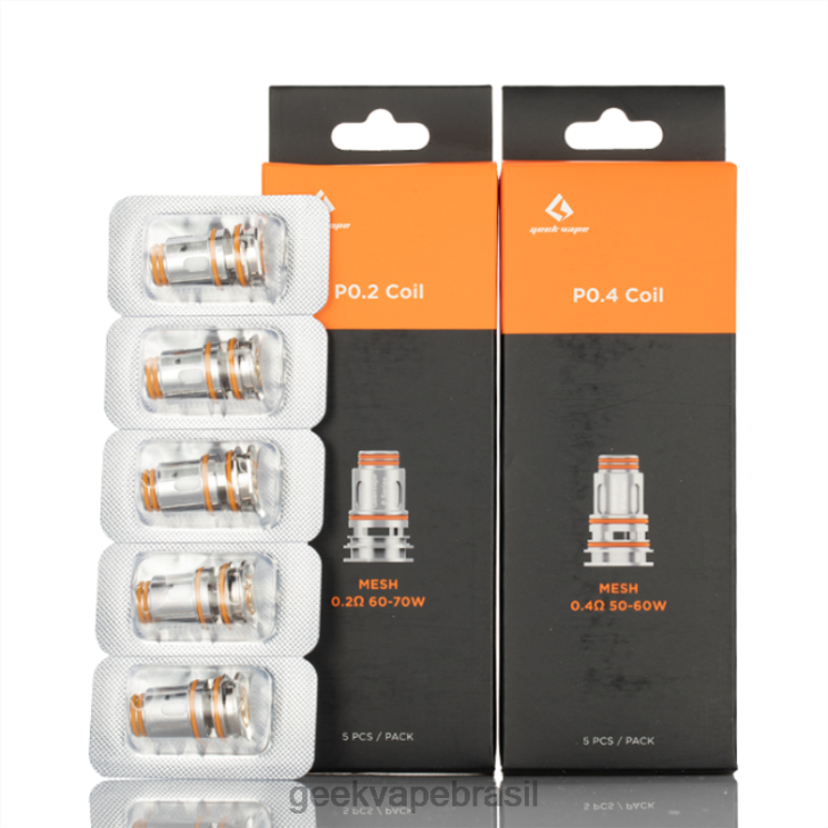 GEEKVAPE Store | Bobina da série 5 unidades/pacote p GeekVape p0,4ohm VRL0B15