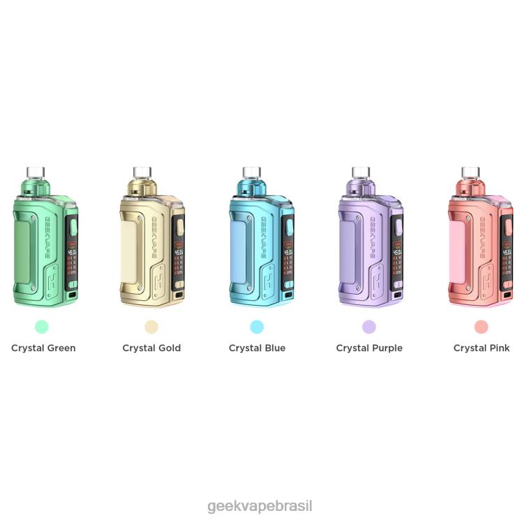 GEEKVAPE Flavors | h45 (aegis hero 2) pod mod kit edição de cristal GeekVape verde cristalino VRL0B143